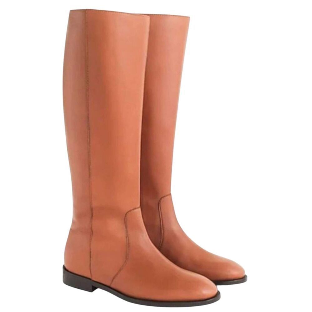 J CREW Quinn Tall Leather Riding Boot Size 6
